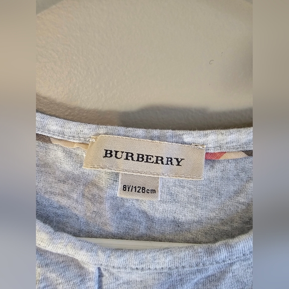 BURBERRY Kids Cotton T with Belt and Ruffle detail Sz8 - Picture 5 of 5